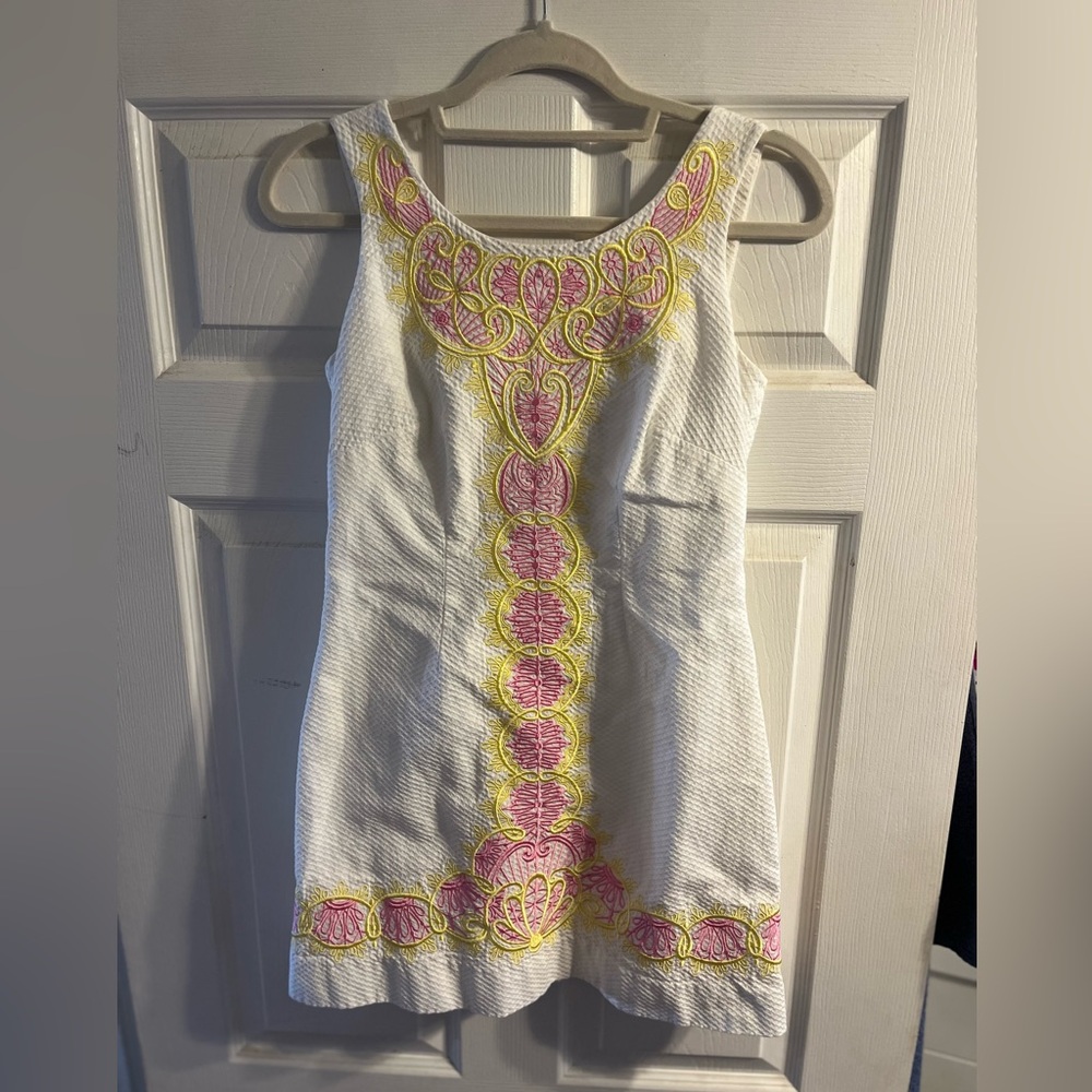 Lilly Pulitzer White Textured Dress